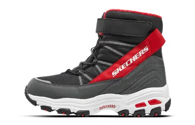 Skechers (gs)  D'lites Boots 'black Red'
