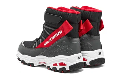 Skechers (gs)  D'lites Boots 'black Red'