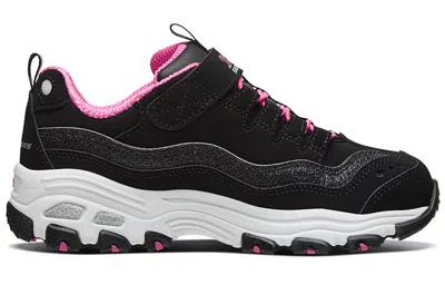 Skechers (gs)  Dlites 1.0 'black Pink'