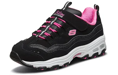 Skechers (gs)  Dlites 1.0 'black Pink'