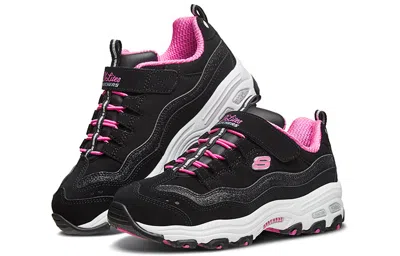 Skechers (gs)  Dlites 1.0 'black Pink'