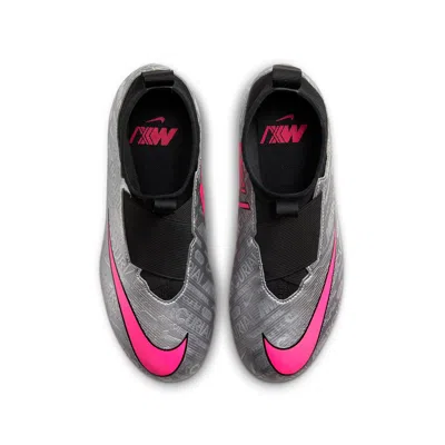 Nike (gs)  Mercurial Superfly 9 Academy 25 Mg 'metallic Silver Shock Pink'