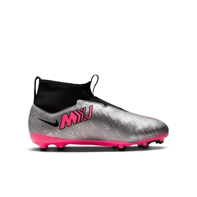 Nike (gs)  Mercurial Superfly 9 Academy 25 Mg 'metallic Silver Shock Pink'