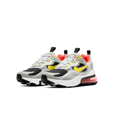 Nike (gs)  Air Max 270 React 'smoke Grey High Voltage' In Multi