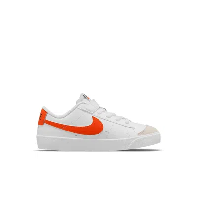 Nike (ps)  Blazer Low '77 'white Team Orange' In Multi