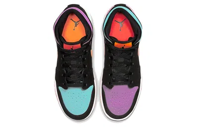 Air Jordan (ps)  1 Mid 'black Multi'