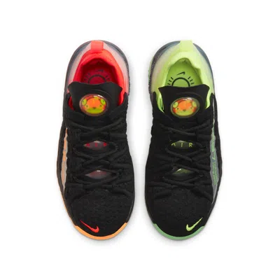 Nike (gs)  Lebron 18 'black Crimson Volt' In Green