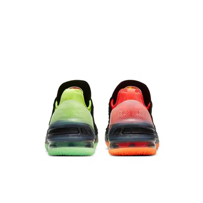 Nike (gs)  Lebron 18 'black Crimson Volt' In Green