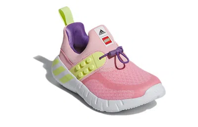 Adidas Originals (ps) Adidas Lego X Rapidazen J 'light Pink Semi Frozen Yellow'