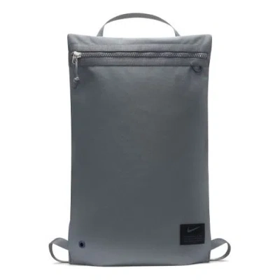 Nike Utility Fabric Zipper Outdoor Cozy Durable Training Gym Backpack Unisex Gray