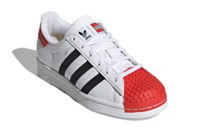 Adidas Originals (gs) Adidas Lego X Superstar J 'cloud White Red'