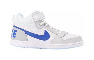 Nike (ps)  Court Borough Mid 'white Beige Blue'