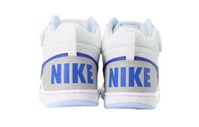 Nike (ps)  Court Borough Mid 'white Beige Blue'