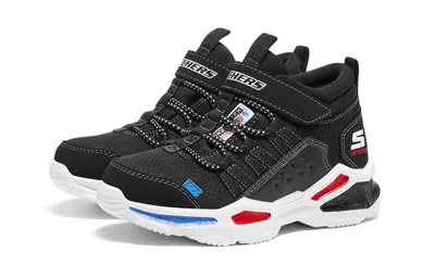 Skechers (gs)  Skech-bots 'black Red' In Multi