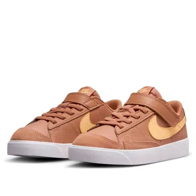 Nike (ps)  Blazer Low 'amber Brown Grey'