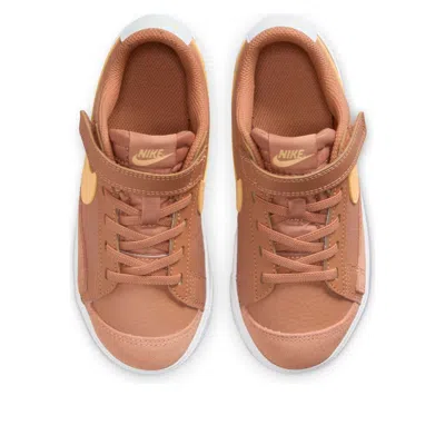 Nike (ps)  Blazer Low 'amber Brown Grey'