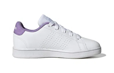 Adidas Originals (ps) Adidas Tennis Advantage Lifestyle Court 'white Violet Fusion'