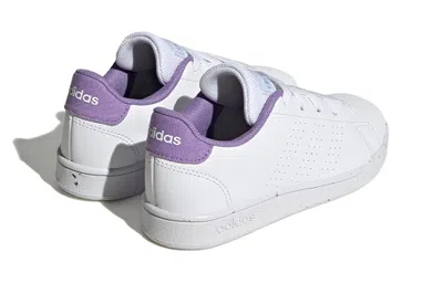 Adidas Originals (ps) Adidas Tennis Advantage Lifestyle Court 'white Violet Fusion'
