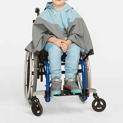 Nike (gs)  Sportswear Kids Pack Loose Waterproof Colorblock Hooded Jacket Boy Girls Gray Blue