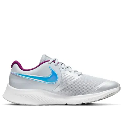 Nike (gs)  Star Runner 2 'grey Purple Laser' In White