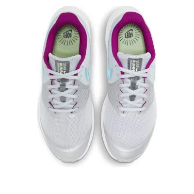 Nike (gs)  Star Runner 2 'grey Purple Laser' In White