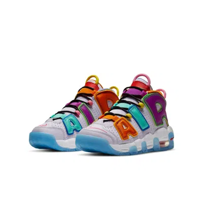 Nike (gs)  Air More Uptempo Orange/blue/purple In Multi