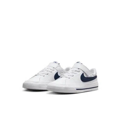 Nike (ps)  Court Legacy 'white Midnight Navy'