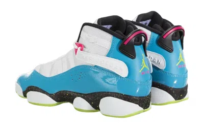 Air Jordan (gs)  6 Rings 'south Beach Speckle' In Blue