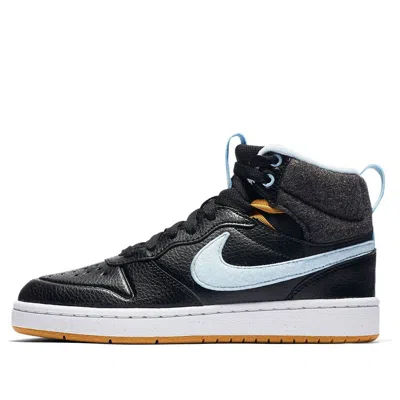 Nike (gs)  Court Borough Md 2 Boot Flt Black/blue