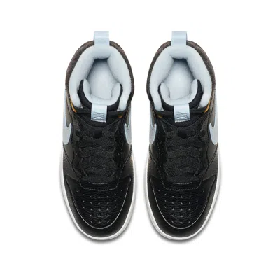 Nike (gs)  Court Borough Md 2 Boot Flt Black/blue