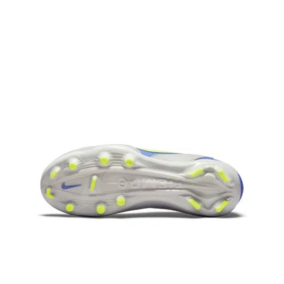 Nike (gs)  Tiempo Legend 9 Academy Fg/mg 'grey Royal Blue' In Gray