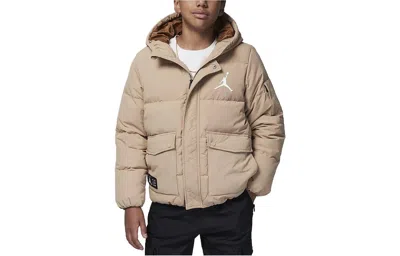 Air Jordan (gs)  Essentials Statement Down Jacket 'beige' In Neutral