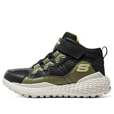Skechers (gs)  Monster Sneakers 'olive Green White Black' In Multi