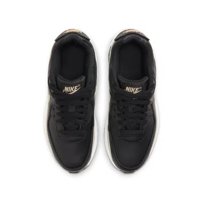 Nike (gs)  Air Max 90 Ltr 'black Metallic Gold Star'