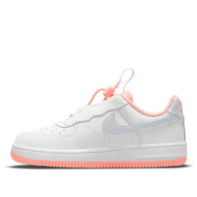 Nike (ps)  Force 1 Toggle 'white Crimson Bliss'