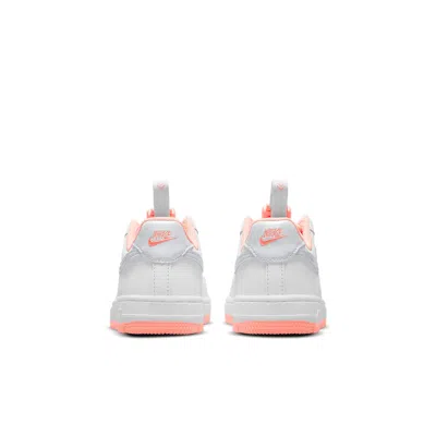 Nike (ps)  Force 1 Toggle 'white Crimson Bliss'