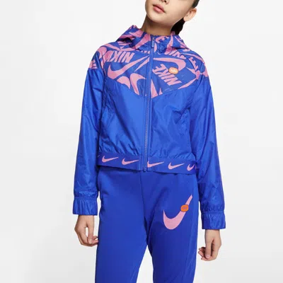 Nike (gs) G  Sportswear Wr Jacket Jdiy Hyper Blue