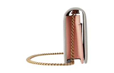 Gucci (wmns)  Gg Marmont Mini Chain Bag 'light Grey' In White