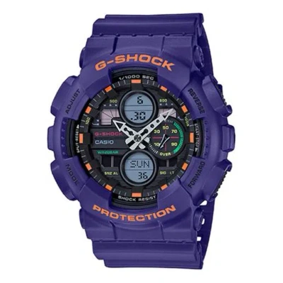Casio G-shock Analog-digital 'purple' In Blue