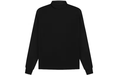 Essentials Fear Of God  Ss22 Relaxed Mockneck Stretch Limo In Black