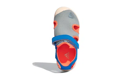 Adidas Originals (gs) Adidas Captaintoey K Cozy Breathable Gray Blue Sandals 'gray Blue'