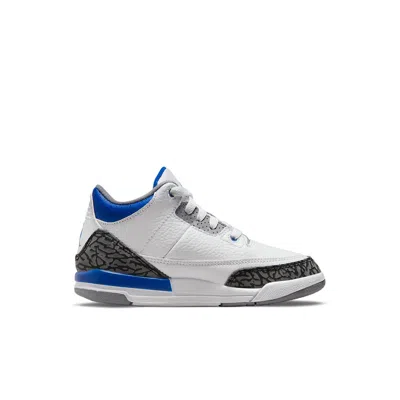 Air Jordan (ps)  3 Retro 'racer Blue' In White