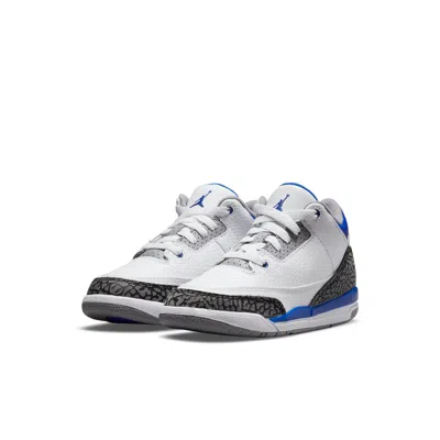 Air Jordan (ps)  3 Retro 'racer Blue' In White