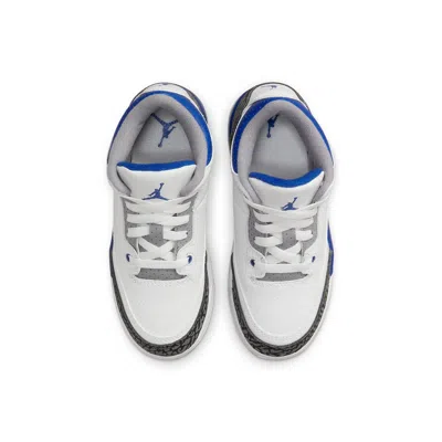 Air Jordan (ps)  3 Retro 'racer Blue' In White