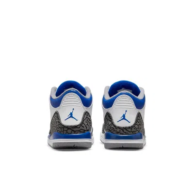 Air Jordan (ps)  3 Retro 'racer Blue' In White