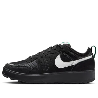 Nike Men's Low Shoe C1ty Black/summit White/stadium Green In Black