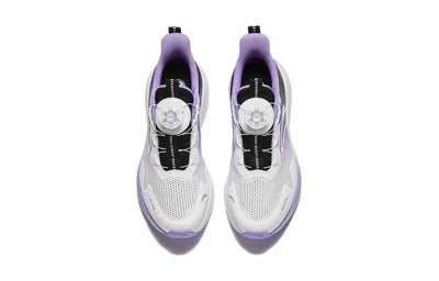Anta (gs)  Running Series Sneakers 'white Purple Black' In Multi
