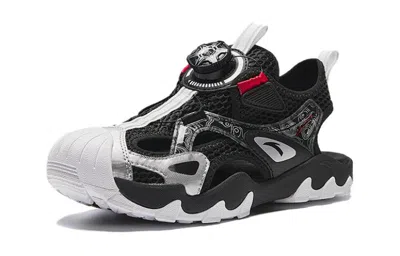 Anta (gs)  Outdoor Sandals 'black Silver White'
