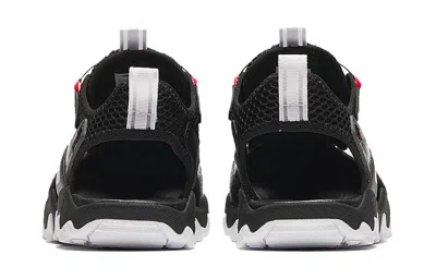 Anta (gs)  Outdoor Sandals 'black Silver White'