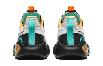 Anta (gs)  Running Series Sneakers 'white Yellow Teal'